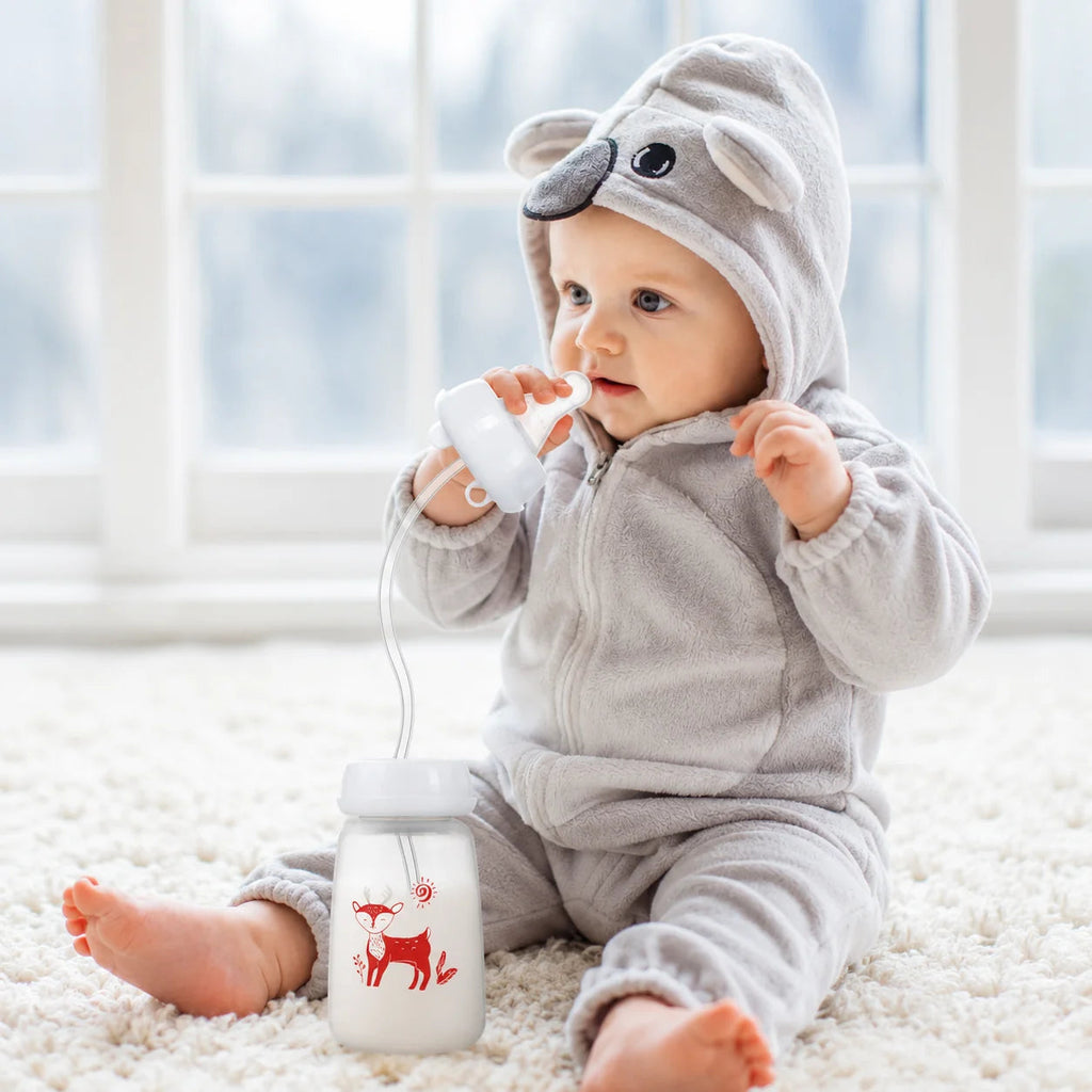Hands-Free Baby Bottle