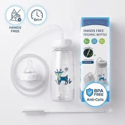 Hands-Free Baby Bottle