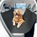 Large Dog Car Seat Cover for Back Seat, Universal Fit Bench Car Seat Cover, Waterproof Dog Hammock for Car with Adjustable Straps, Durable Seat Protector for Cars, Trucks & Suvs, Black