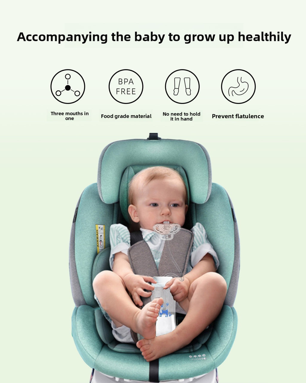 Hands-Free Baby Bottle